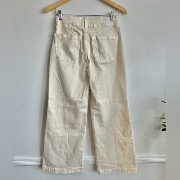 PAIGE - Brooklyn High-Rise Crop Wide-Leg Jeans - Picture 8 of 10